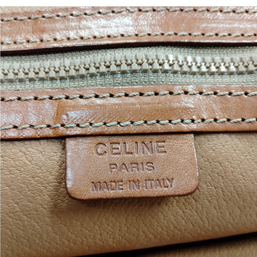 Celine Authentic Brown Macadam Handbag - Picture 7 of 10